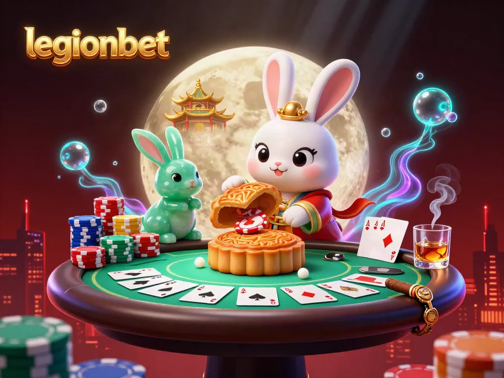 Engage with legionbet and experience thrilling gameplay in a dynamic lunar casino scene.
