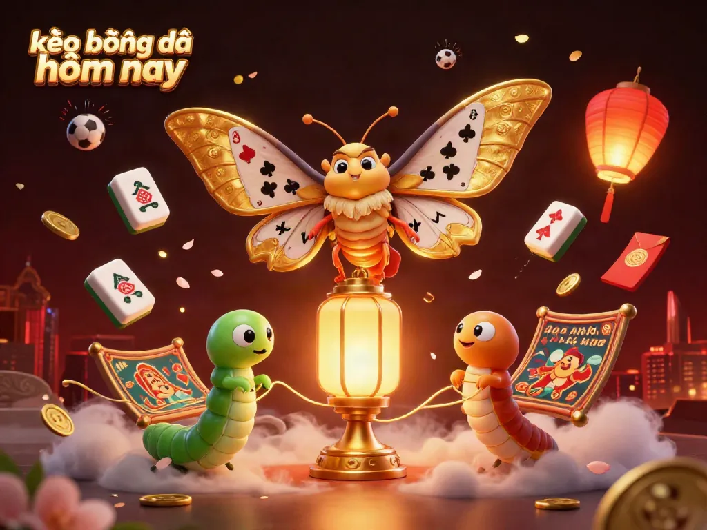 Engage with kèo bóng đá hôm nay through a vibrant illustration of a fantasy casino scene.