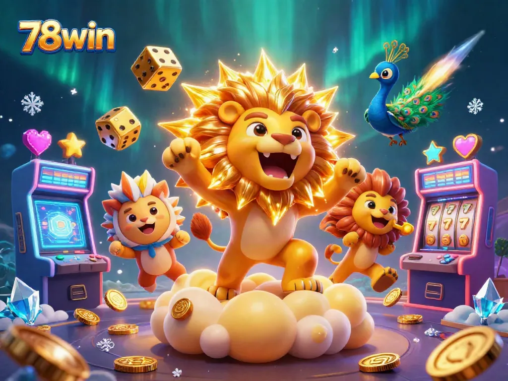 Experience exciting gameplay at 78win with colorful casino elements and vibrant characters.
