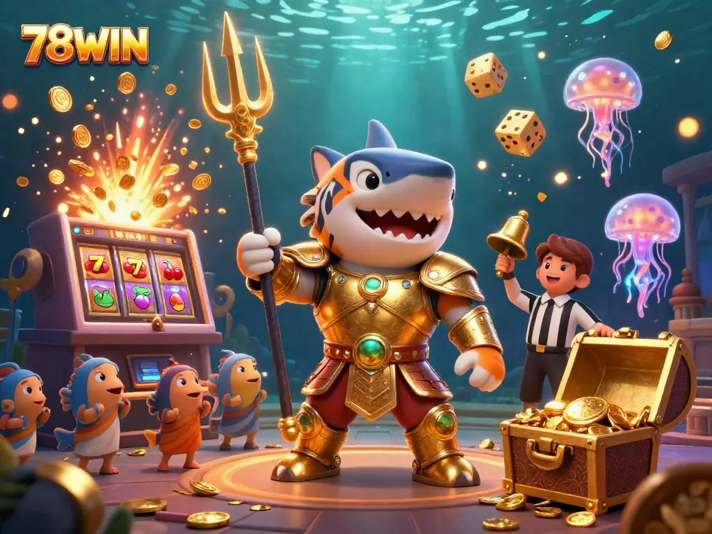 Experience the excitement of 78WIN casino adventures with vibrant characters and lucrative game elements.