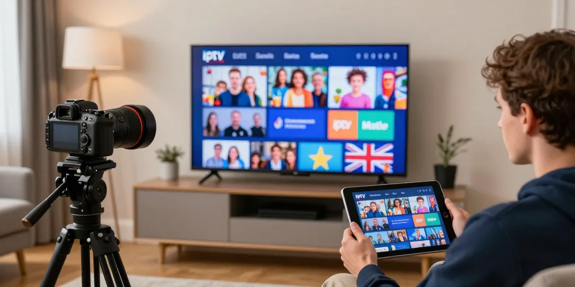 British IPTV service installation in a community home with professional technicians, trusted local provider ensuring quality streaming.
