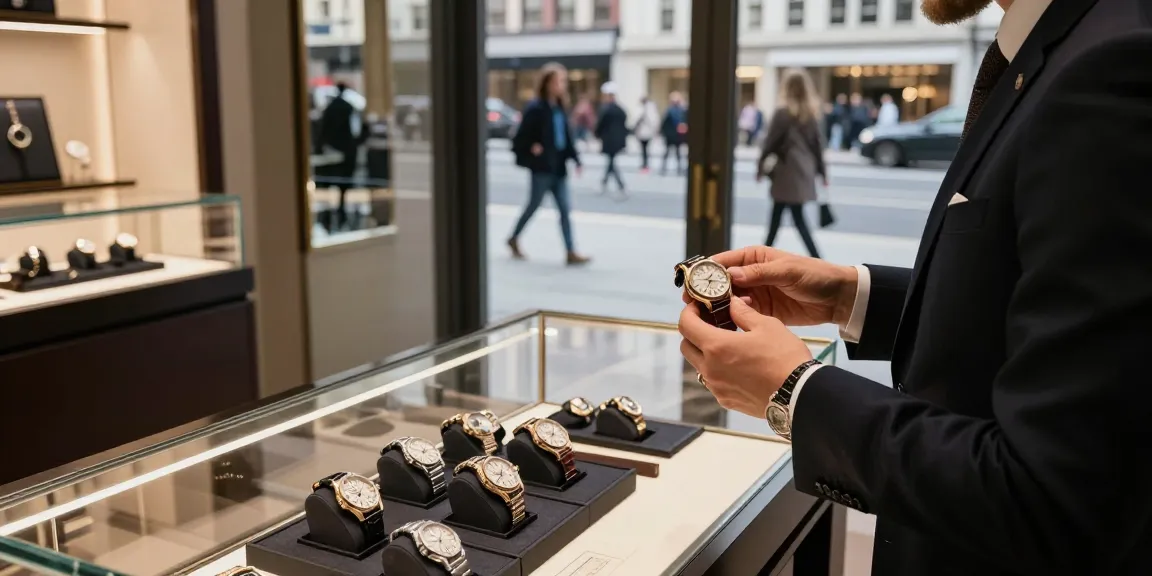 Explore premium replica watches in a stylish urban watch retailer.